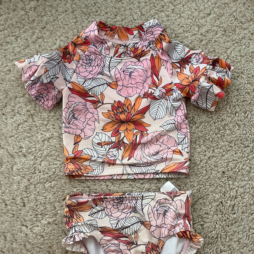 💛 Janie and jack swim suits 12-18m